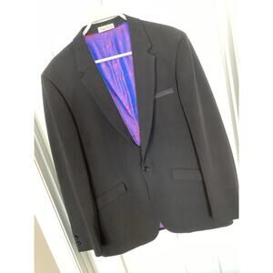 Haupt Men's Single Breasted Blazer Jacket Office Career Business Black Size 110